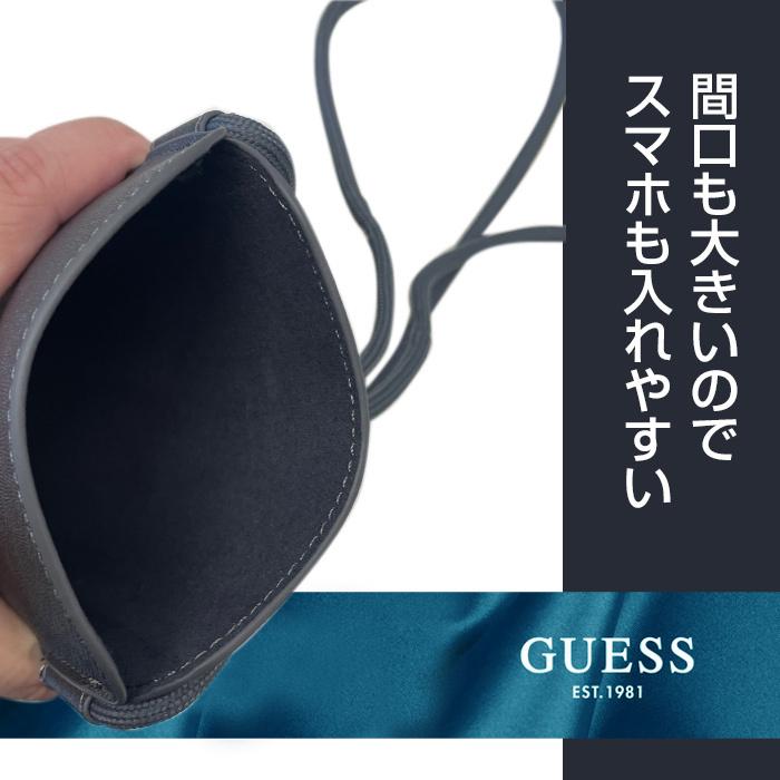iPhone13 ケース スマホポーチ GUESS ポーチケース 肩掛けポーチ 