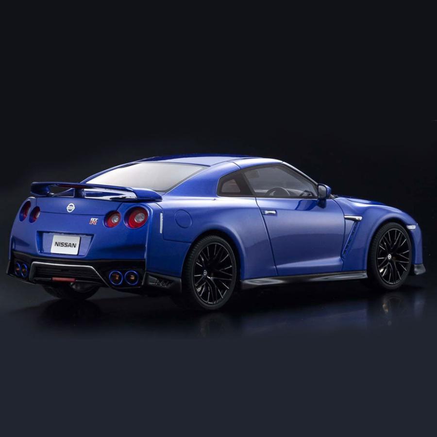 ミニカー 1/18 日産 GT-R 2020 ブルー 京商 サムライ nissan KYOSHO samurai モデルカー KSR18044BL2｜airs｜09