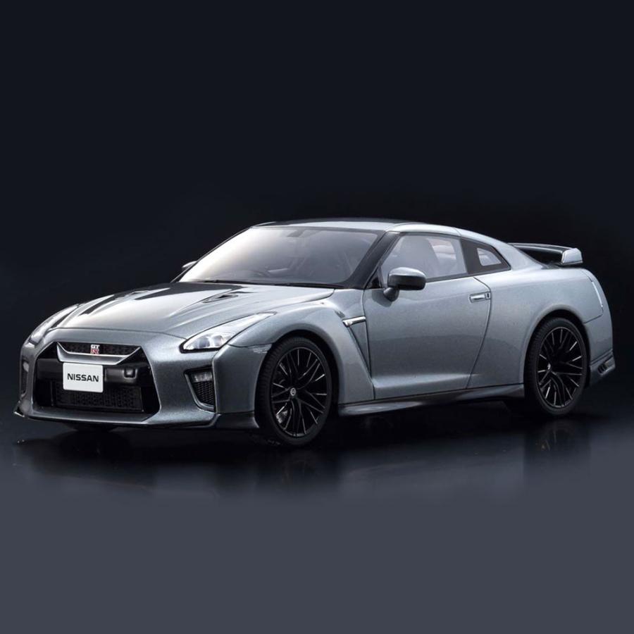 ミニカー 1/18 日産 GT-R 2020 グレー 京商 サムライ nissan KYOSHO