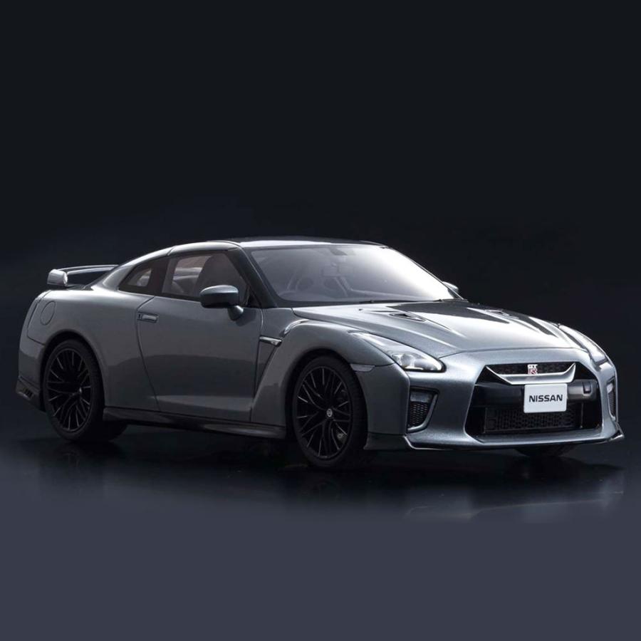 ミニカー 1/18 日産 GT-R 2020 グレー 京商 サムライ nissan KYOSHO