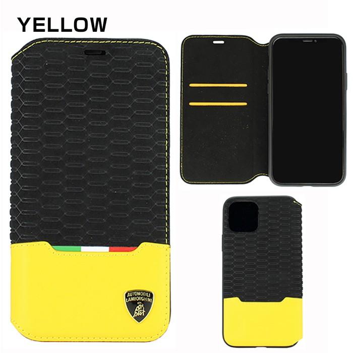iPhone11 ケース iPhone11Pro ケース iPhone11ProMax ランボルギーニ Lamborghini 本革 アルカンターラ 手帳型ケース レザー ブランド | Lamborghini | 08