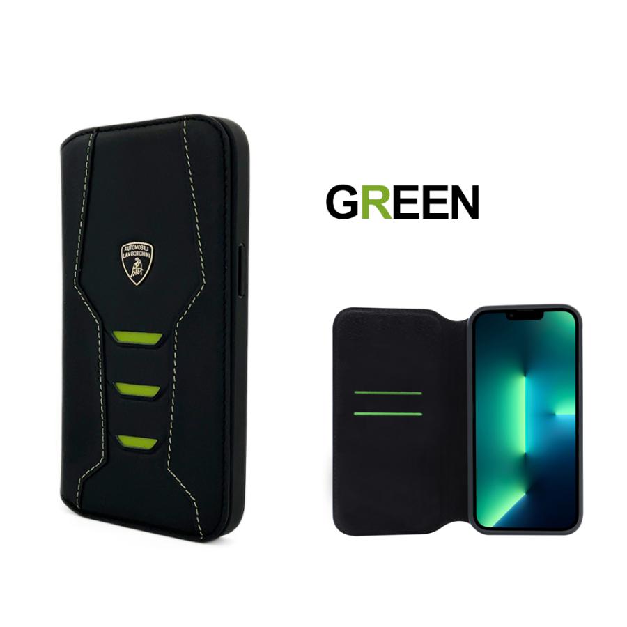 Lamborghini iPhone 14 ケース 手帳型 本革 ランボルギーニ Lamborghini iPhone 14 ケース 手帳型 本革 ランボルギーニ