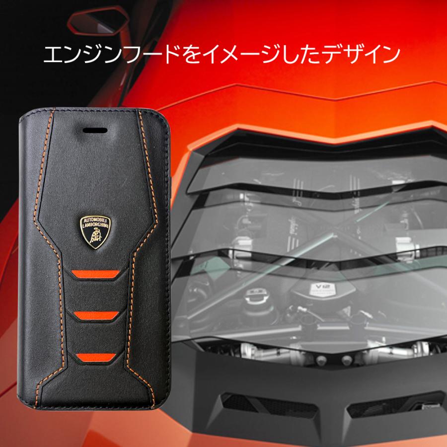 Lamborghini iPhone SE 第3世代 第2世代 ケース 手帳型ケース 本