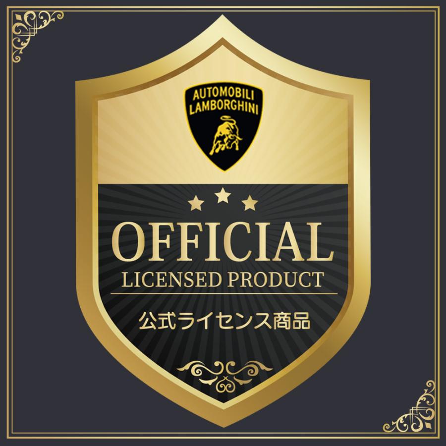 Lamborghini ケース 黒 チャーム付き　ポーチ Lamborghini iPhone14 ケース 本革 ランボルギーニ iPhone14Plus