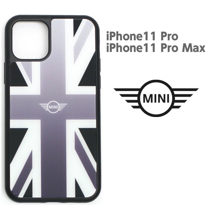MINI（ミニ） iPhone11Pro ケース iPhoneProMax 強化ガラス 背面ケース