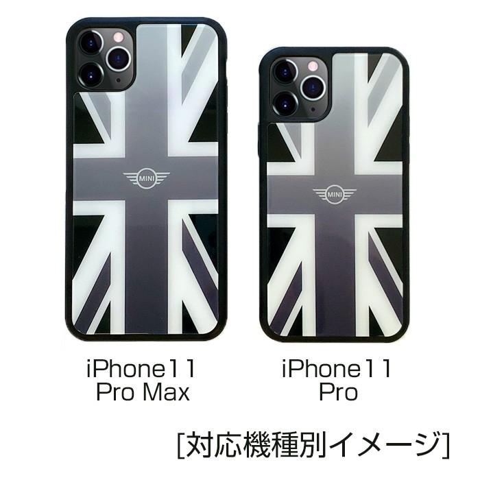 MINI（ミニ） iPhone11Pro ケース iPhoneProMax 強化ガラス 背面ケース