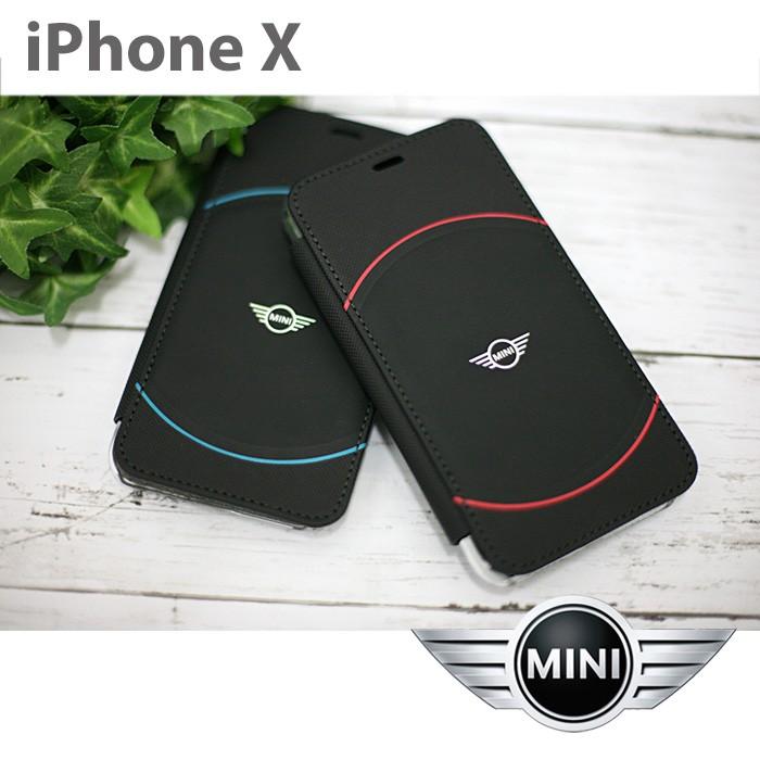 iPhoneX ケース 手帳型 MINI ミニ アイフォンX メンズ ブランド カバー
