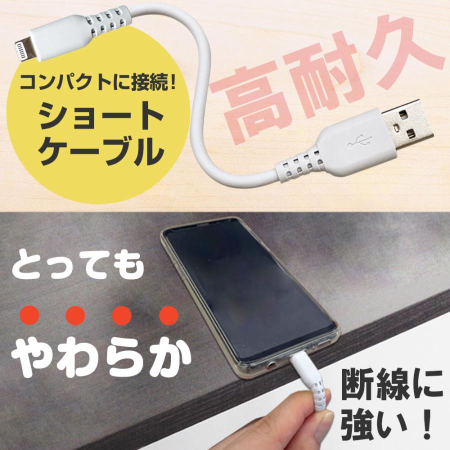 iPhone 充電 ケーブル ライトニング Lightning 10cm iPhoneケーブル