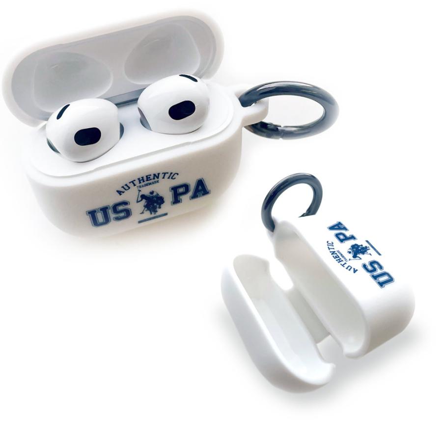 Airpods Proケース シリコン 第3世代 エアーポッズ エアーポッズプロ ケース ユーエスポロアッスン USPA ホワイト ブラック リング付 |  | 18