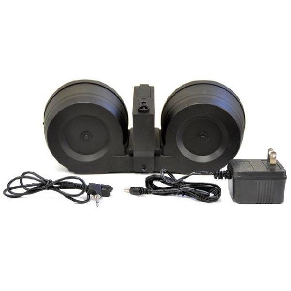 電動給弾式 2000連 C-MAG (音感/充電式) SR25用  A\u0026K製の画像