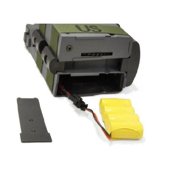 M14用 電動給弾式 ダブルマガジン (800連 充電式バッテリー付