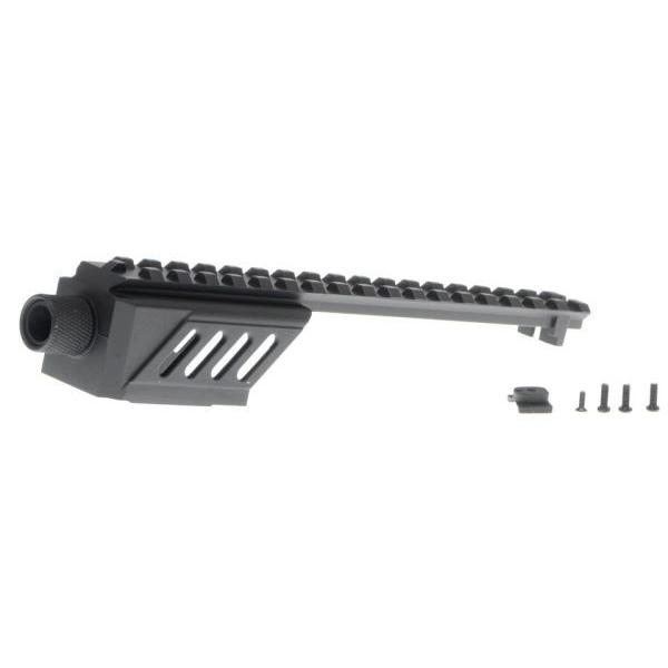 美品　東京マルイ　カスタム品　グロックG18C Glockサイレンサーアダプター G18C 電動ガン用 マウントレイル＆サイレンサーアダプター (14mm逆ネジ