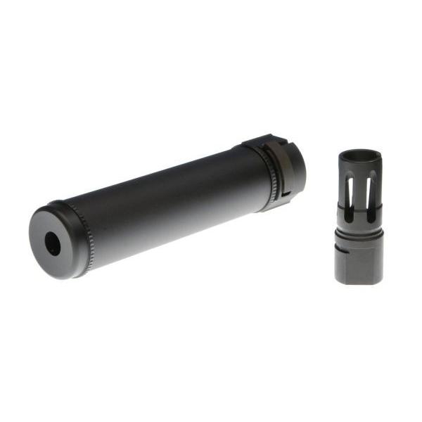 SureFire型 QD Mockサプレッサー 165mm Long 14mm逆ネジフラッシュ
