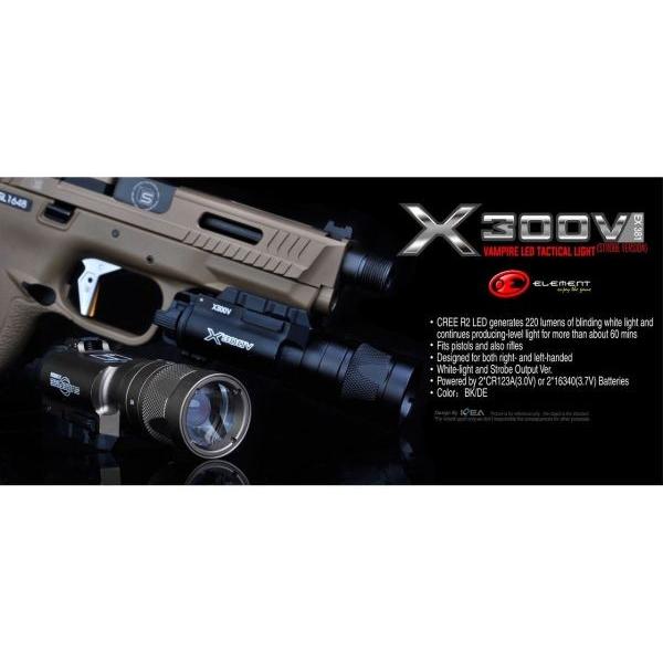 SureFire Replica X300V VAMPIRE TacticalLight ストロボLEDフラッシュ