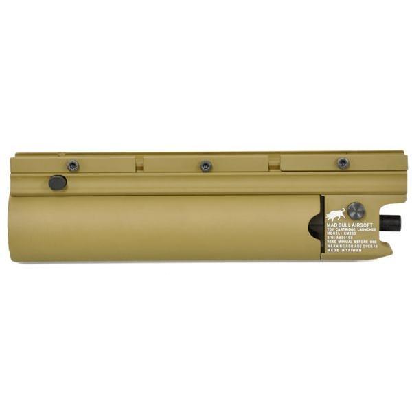 XM203 スリムグレネードランチャー (FDE) MadBull製 : AirSoftClub
