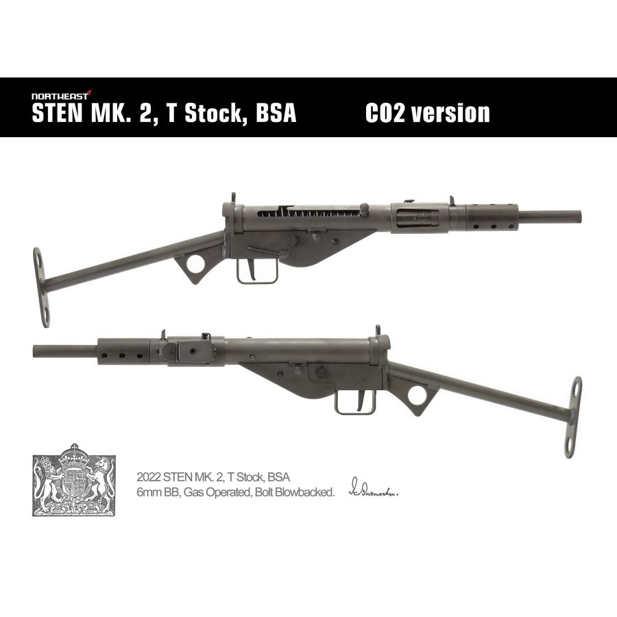 予約＞Sten Mk2 T型ストック マシンカービン ガスガン/BSA marking