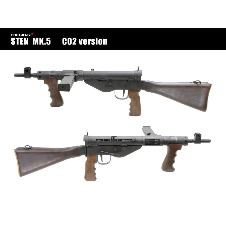 予約＞Sten Mk5 木製ストック マシンカービン ガスガン (CO2 version