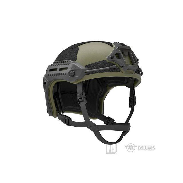 PTS MTEK FLUX ヘルメット OD Green (グラスファイバー強化ABS製) PTS