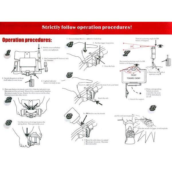 クレイモア 地雷　ワイヤレスリモコン・ケース付き クレイモア 地雷 ワイヤレスリモコン・ケース付き