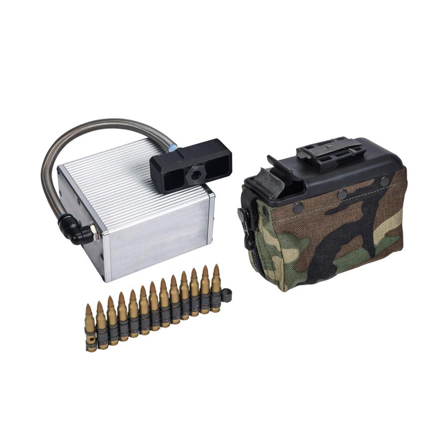 M249 ガスガン用 CORDURA Ammoポーチ型ガスタンクセット (連結
