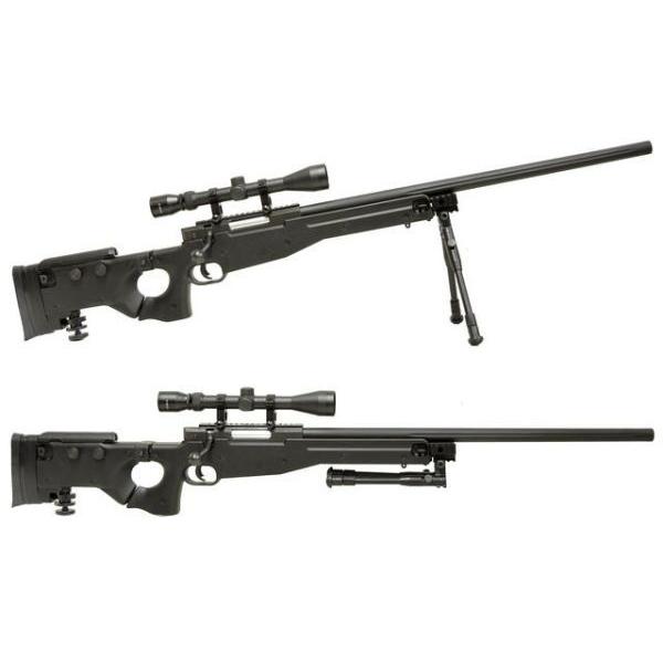 L96A1 AFW スナイパーライフル BK (スコープ バイポッド付) WELL L96A1 AFW スナイパーライフル BK (スコープ バイポッド付) WELL