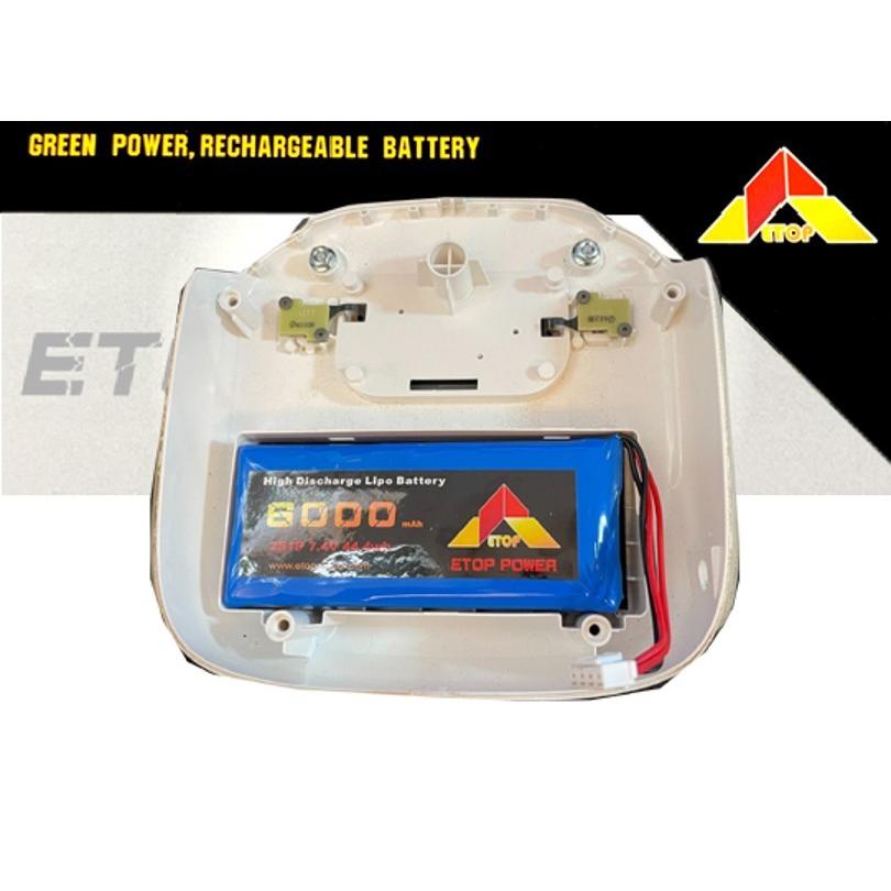 ETOP 7.4V6000mAh44.4wh 2S1P （P3系.P4系.INS系のプロポバッテリーに 