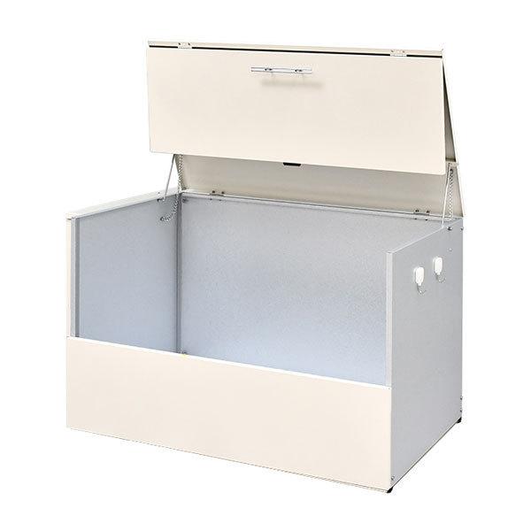 ガルバ使用ゴミ保管庫 幅100奥行56 A136 2405　W100×D56×H63.5cm 274L 45Lごみ袋約6個 約3世帯 大型ゴミ箱　足立製作所_4