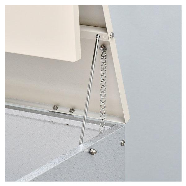 ガルバ使用ゴミ保管庫 幅100奥行56 A136 2405　W100×D56×H63.5cm 274L 45Lごみ袋約6個 約3世帯 大型ゴミ箱　足立製作所_6