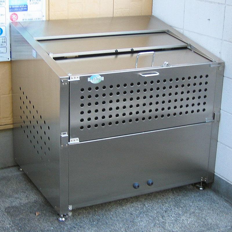アースボックスEMS-2 完成品 ステンレス製 W100×D90×H95cm 630L 45Lごみ袋×約14個分