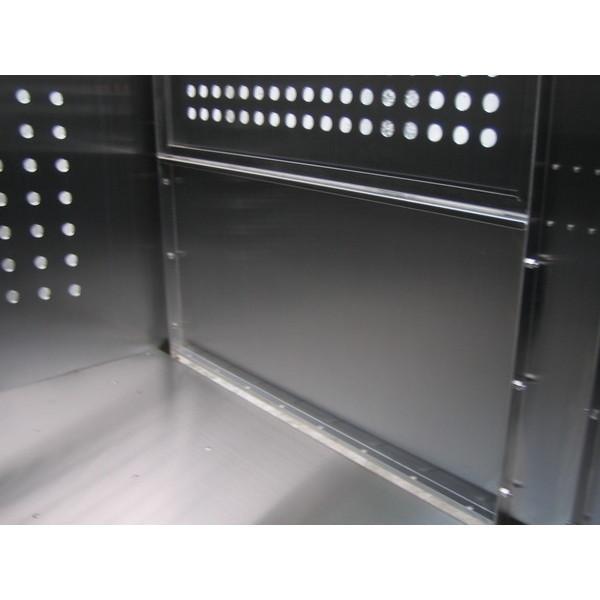 アースボックスEMS-2 完成品 ステンレス製 W100×D90×H95cm 630L 45Lごみ袋×約14個分_3