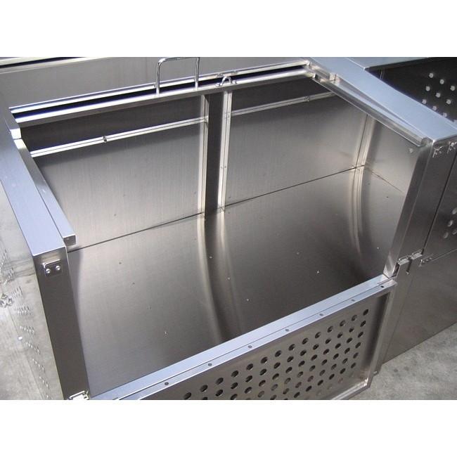 アースボックスEMS-2 完成品 ステンレス製 W100×D90×H95cm 630L 45Lごみ袋×約14個分_4