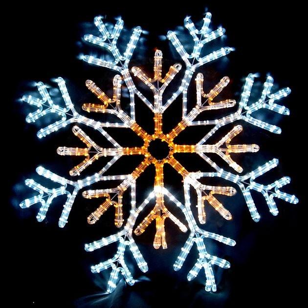 2Dスノーフレーク白・黄色 L2DM241