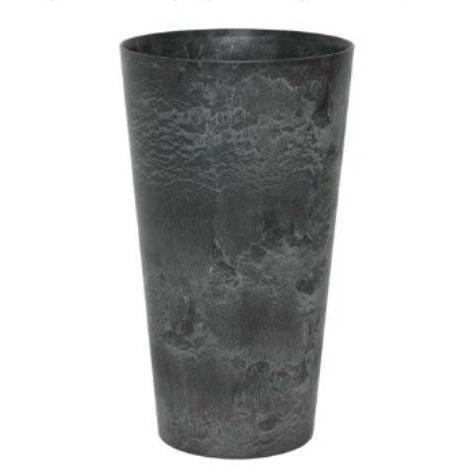 アートストーン トールラウンド ブラック 28×49cm 5個セット AS-120108 8711355398828 ガーデン プランター ポット 鉢 おしゃれ 店舗 園芸 インテリア