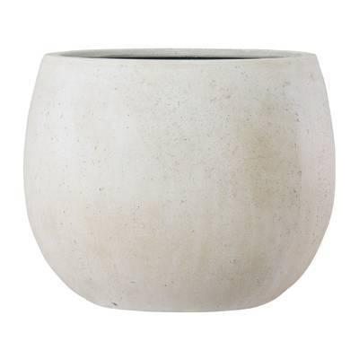 テラニアス ローバルーン アンティークホワイト 55cm 1個セット EB-TL5545AW 8935078053363 ガーデン プランター ポット 鉢 おしゃれ 店舗 園芸 インテリア