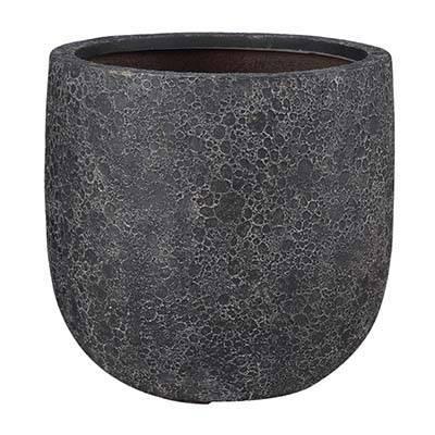 ラヴァライト Uポット ブラック 32cm 1個セット EB-VL3232BK 8935078022543 ガーデン プランター ポット 鉢 おしゃれ 店舗 園芸 インテリア