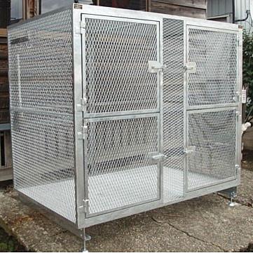 完成品 HTB-02(標準網目) 開き扉×4枚 W186×D124×H166cm 3200L 45Lごみ 