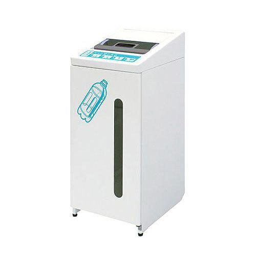 リサイクルボックス2 90L W41×D46.4×H97.8cm 容量約90L スチール製ボディ アジャスター付き 透明窓付き 業務用分別ゴミ箱 屋内用 ミヅシマ