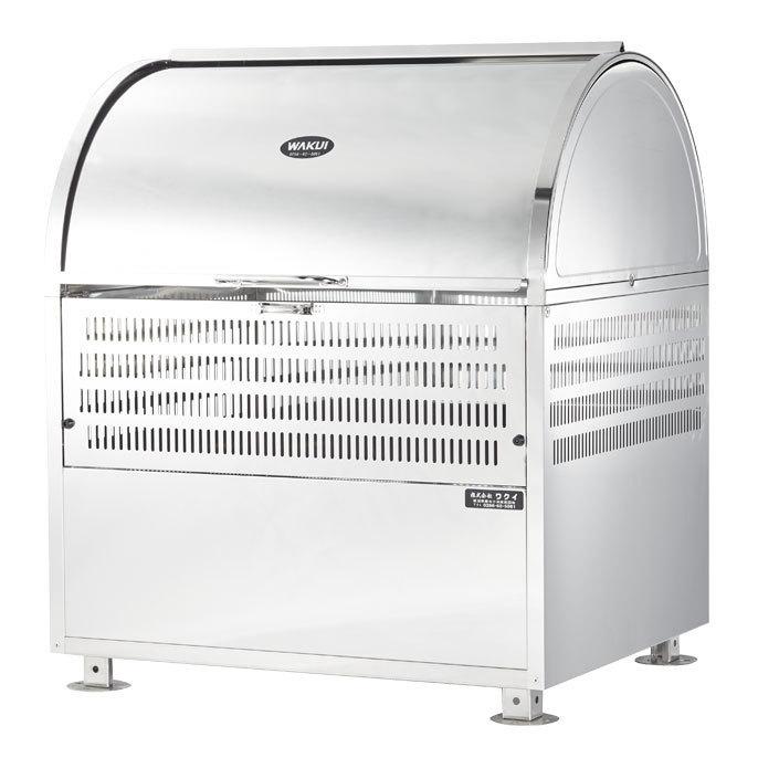 環境ステーションWS-900 W90×D75×H106cm 容量約550L 45Lゴミ袋約12個 約8世帯 業務用大型ゴミ箱 ゴミステーション屋外 アパート マンション 町内会 カラス対策