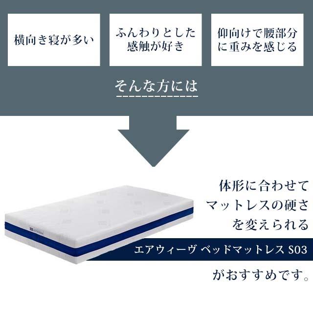 エアウィーヴ ベッドマットレス S01 マットレス ノンスプリング ダブル 3分割 高反発 腰痛  硬め 洗える 厚さ18cm お客様組立 PLAIN 新生活 引っ越し｜airweave｜19