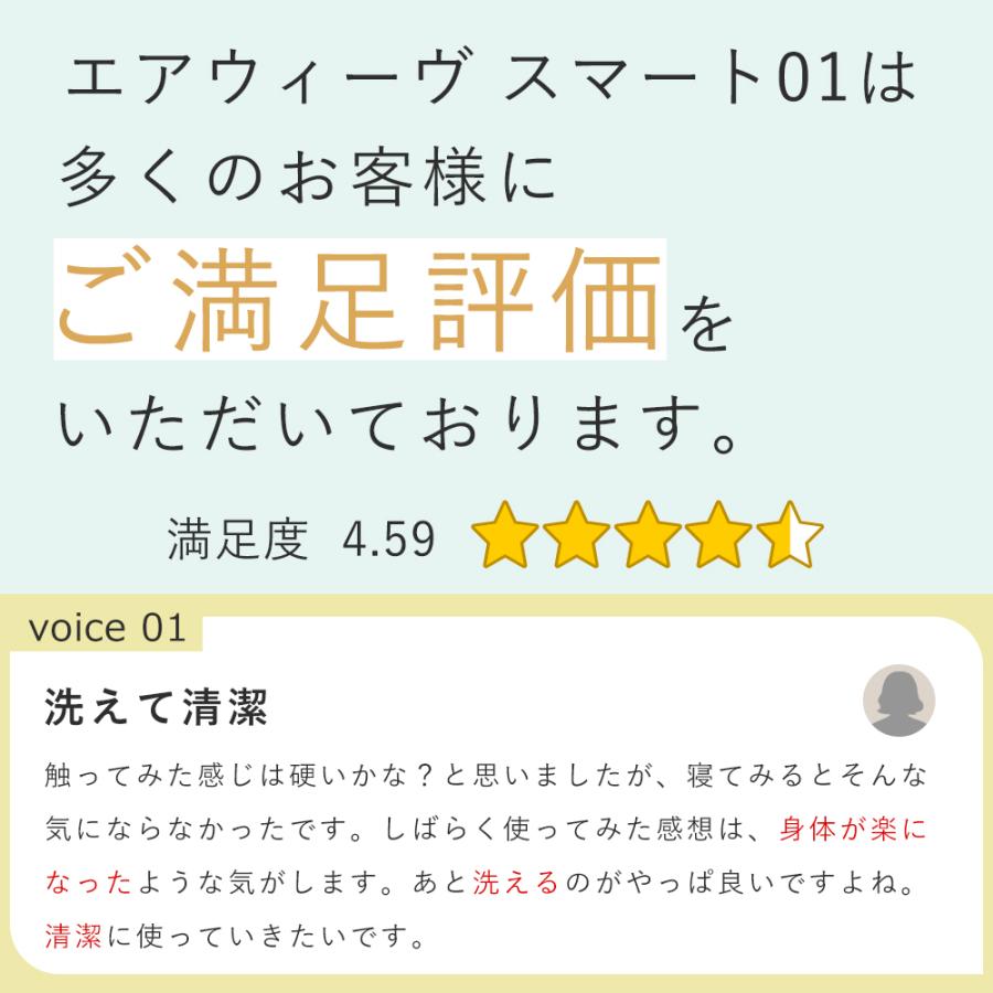 エアウィーヴ ライト シングルサイズ エアウィーヴ スマート 01 マットレス シングル 洗える 高反発