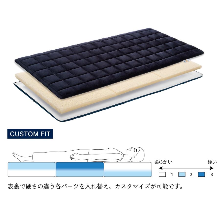 エアウィーヴ（airweave） 四季布団 和匠 二重奏 セミダブル 高反発 厚