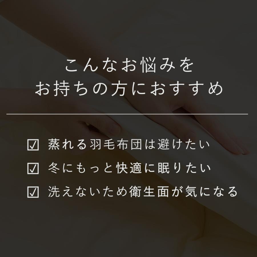 エアウィーヴ（airweave） ハイパーダウン フェザーレス 掛け布団 軽い