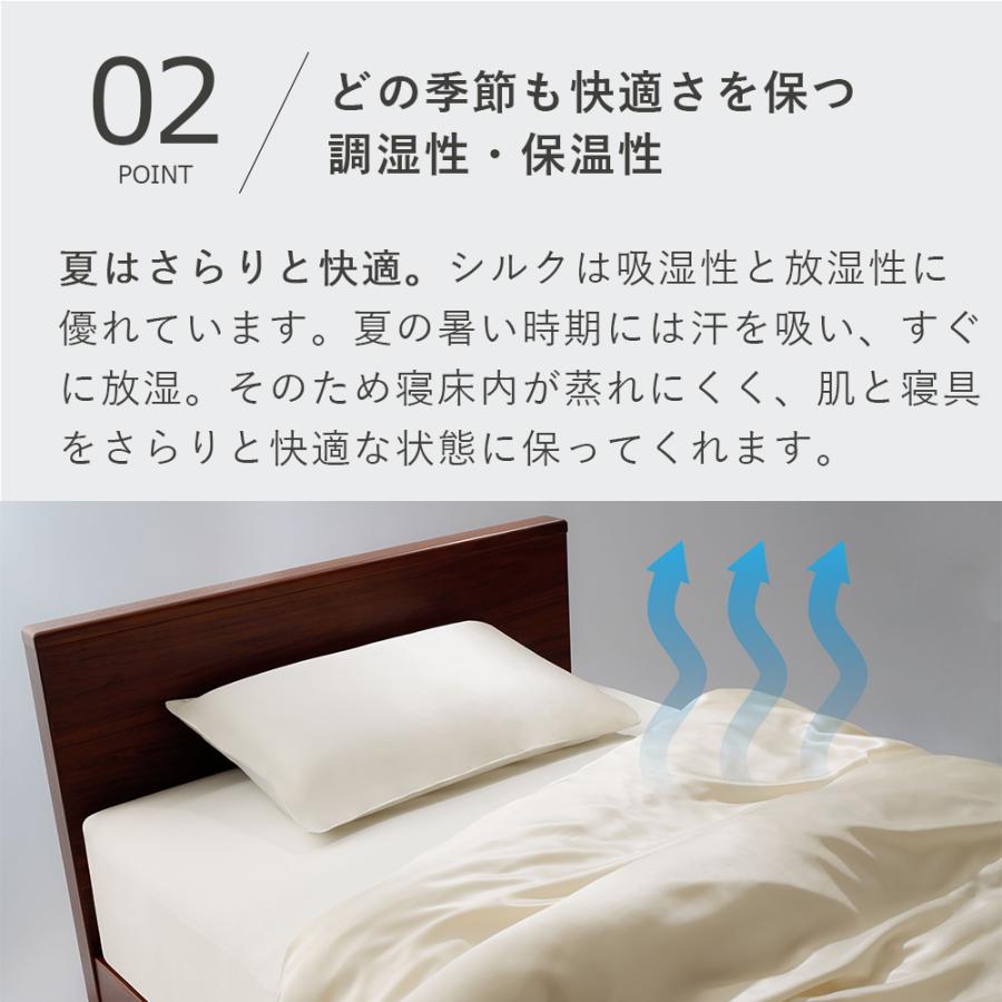 エアウィーヴ（airweave） かけ布団カバー シルク25 ダブル 掛け布団