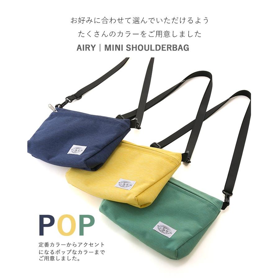 ミニショルダーバッグ レディース メンズ兼用 軽量 防水ナイロン素材 全8色 斜めがけ バッグ 軽い サコッシュ 大人 かわいい プレゼント ギフト 8011 Airy 通販 Yahoo ショッピング