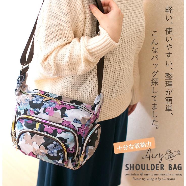 ショルダーバッグ レディース 軽量 防水ナイロン素材 全6色 斜めがけ バッグ 軽い 肩掛けカバン 大人 プレゼント ギフト 66 Airy 通販 Yahoo ショッピング