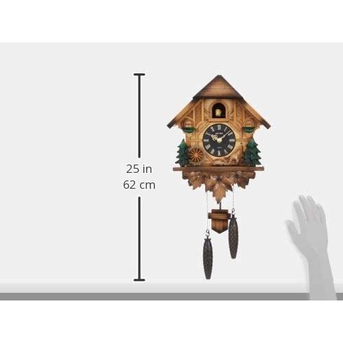 100 本物保証 Rhythm リズム Rhythm 日本製造 毎正時数取り後 メロディ付 カッコーティンバー 茶色木地仕上げ ティンバー 茶色 柔らかい Codewitty Com