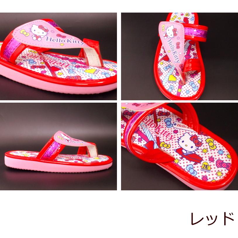 sanrio（サンリオ） キッズ サンダル ハローキティ ぼんぼんりぼん