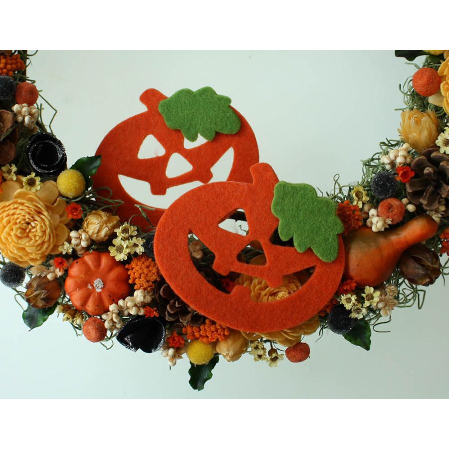 オレンジ系 ハロウィンリース OLS-org30001 オレンジ系 ハロウィンリース OLS-org30001 木の実 リース