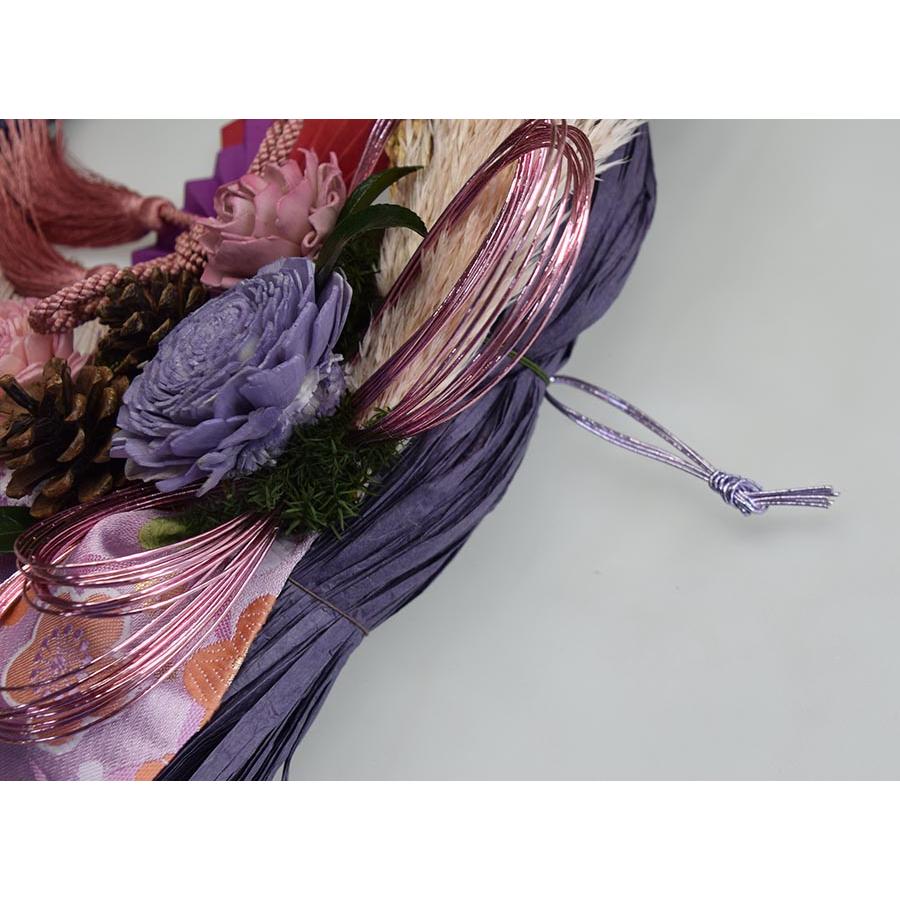 おしゃれなお正月飾り お正月リース 2026年 令和8年 ドライフラワー