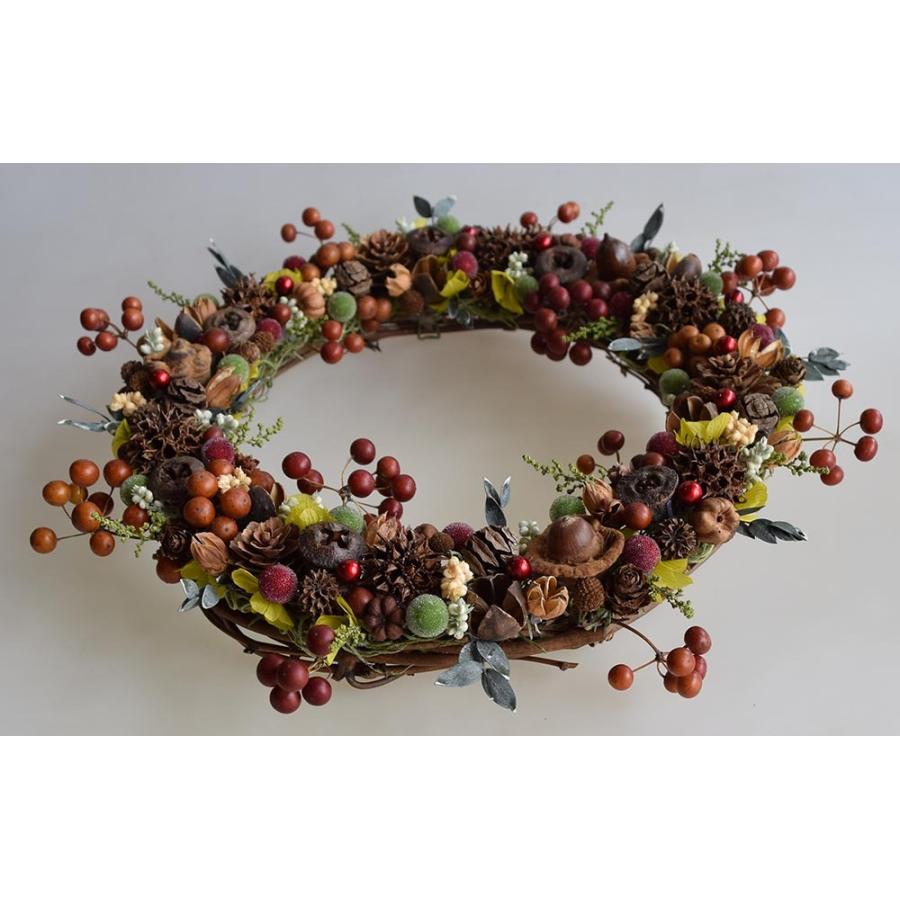 サンキライと木の実がいっぱいのクリスマスリース ギフト プレゼント 誕生日 開店祝 引越し祝 Oxk25e 愛彩祭 フラワーリースのお店 通販 Yahoo ショッピング